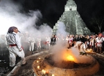 Mayan apocalypse: Mayan shamans take part in a ceremony